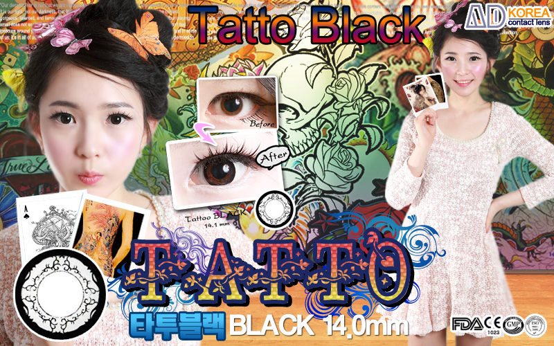 [ブラック/BLACK] タトゥー - Tattoo [14.0mm/T.Top社]