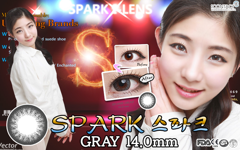[グレー/GRAY] スパーク - SPARK [14.0mm/ICK社]
